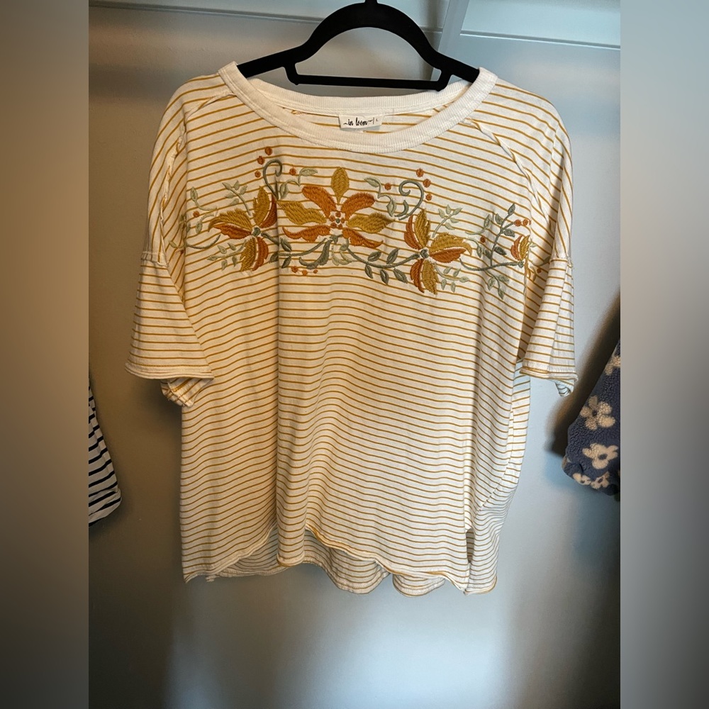 In Loom Embroidered Tee
